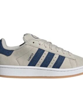 Adidas Campus Suede - women’s 7.5, NWT, Light Beige/Gray & Navy